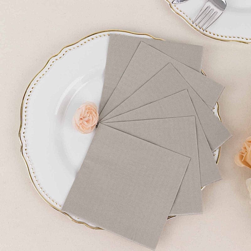 50 Soft 2 Ply Disposable Dinner Cocktail Paper Napkins