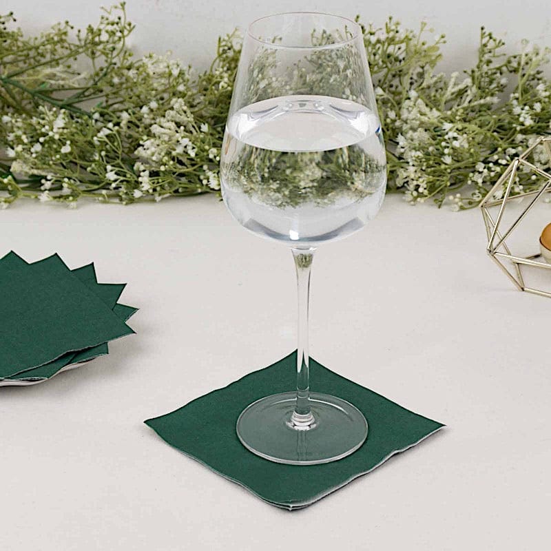 50 Soft 2 Ply Disposable Dinner Cocktail Paper Napkins