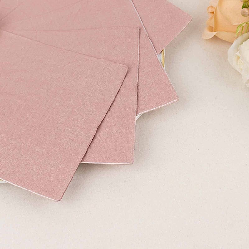 50 Soft 2 Ply Disposable Dinner Cocktail Paper Napkins