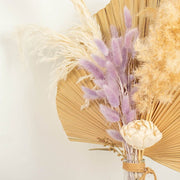 50 Stems 15" Rabbit Tail Dried Natural Pampas Grass Sprays