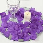 500 Silk Rose Petals Wedding Decorations PET_BAG_PURP