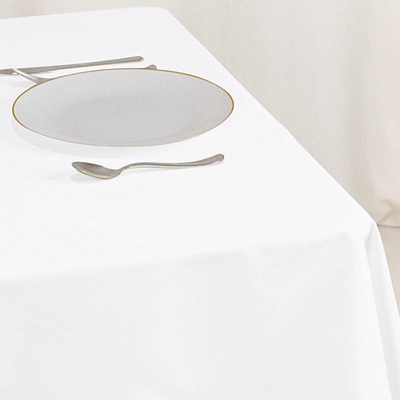 54" Cotton Blend Square Tablecloth for Weddings and Events