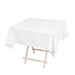 54" Cotton Blend Square Tablecloth for Weddings and Events
