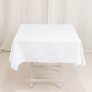 54" Cotton Blend Square Tablecloth for Weddings and Events