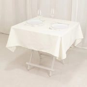 54" Cotton Blend Square Tablecloth for Weddings and Events