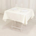 54" Cotton Blend Square Tablecloth for Weddings and Events