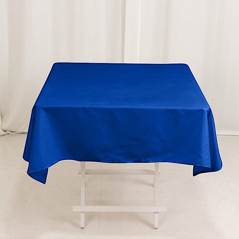 54" Cotton Blend Square Tablecloth for Weddings and Events