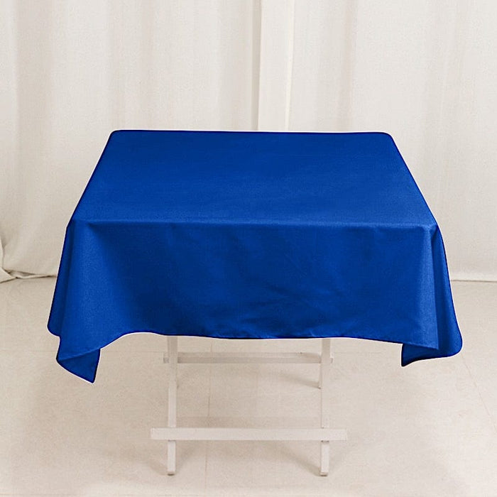 54" Cotton Blend Square Tablecloth for Weddings and Events