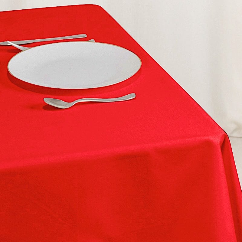 54" Cotton Blend Square Tablecloth for Weddings and Events