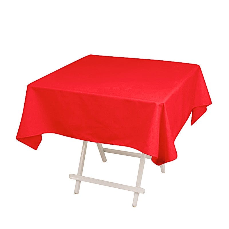 54" Cotton Blend Square Tablecloth for Weddings and Events