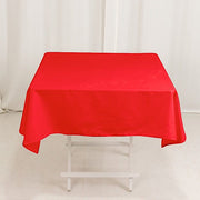 54" Cotton Blend Square Tablecloth for Weddings and Events