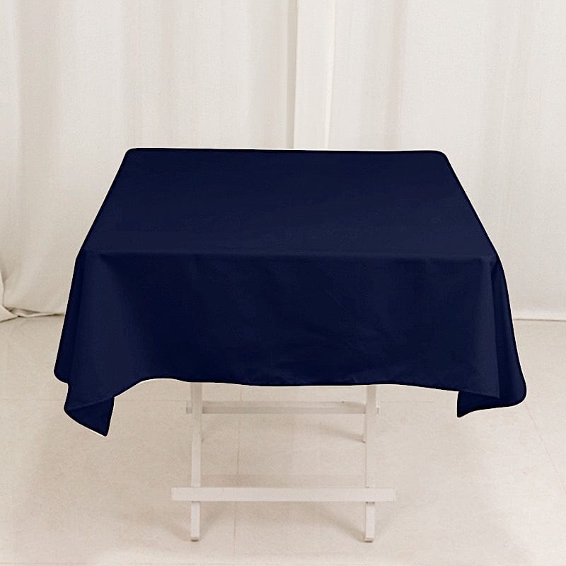 54" Cotton Blend Square Tablecloth for Weddings and Events