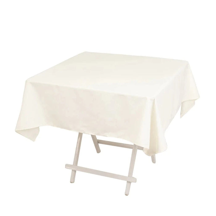 54" Cotton Blend Square Tablecloth for Weddings and Events
