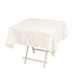 54" Cotton Blend Square Tablecloth for Weddings and Events