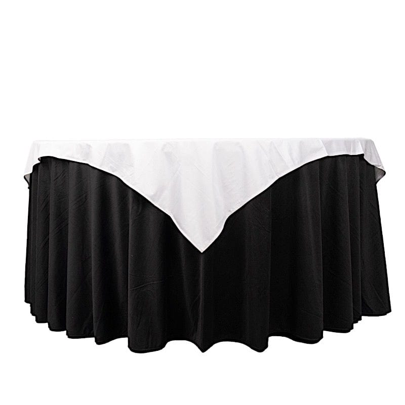 54" Premium Scuba Square Table Overlay TAB_SCUBA_5454_WHT