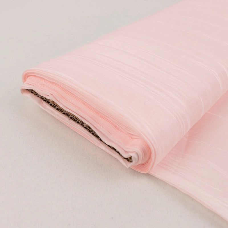 54" x 10 yards Accordion Crinkle Taffeta Fabric Bolt