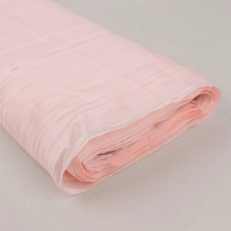 54" x 10 yards Accordion Crinkle Taffeta Fabric Bolt