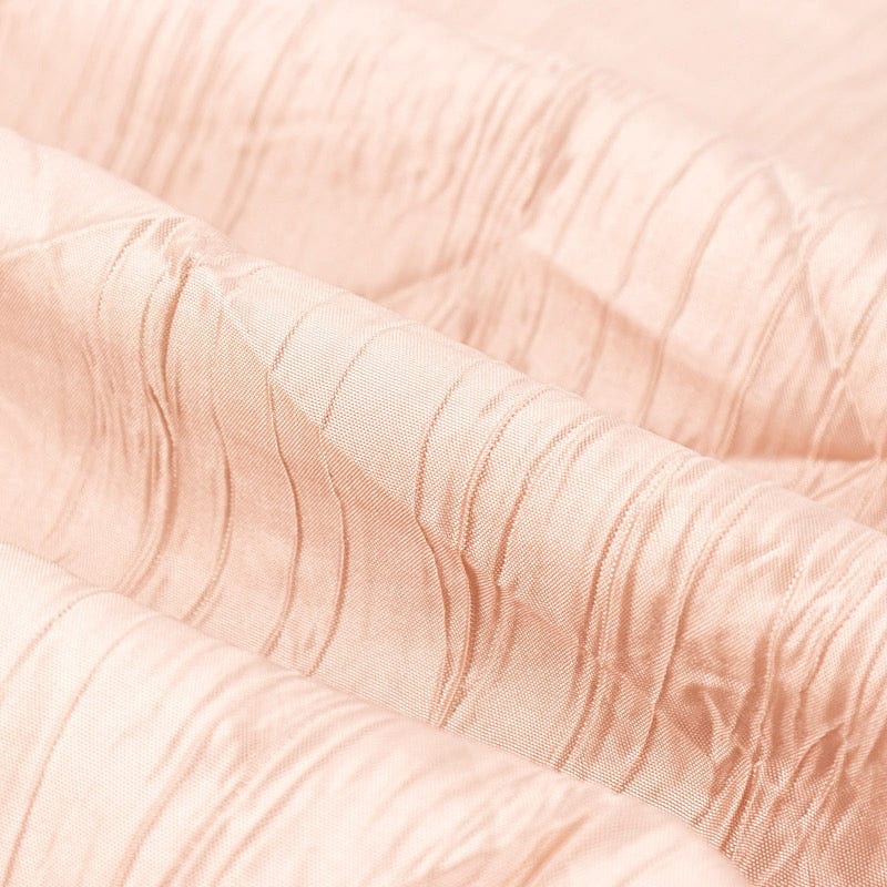 54" x 10 yards Accordion Crinkled Taffeta Fabric Bolt
