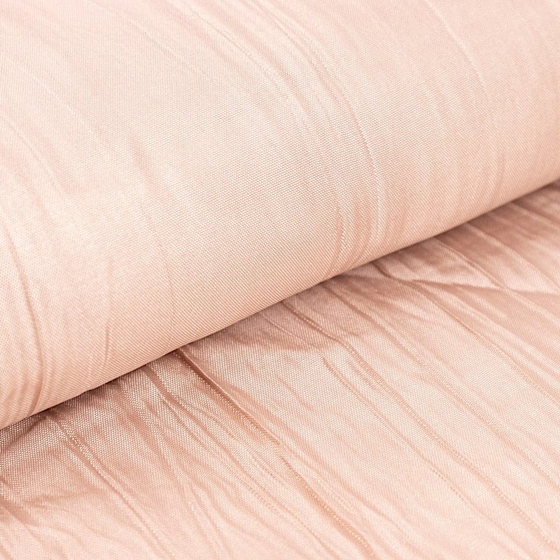 54" x 10 yards Accordion Crinkled Taffeta Fabric Bolt