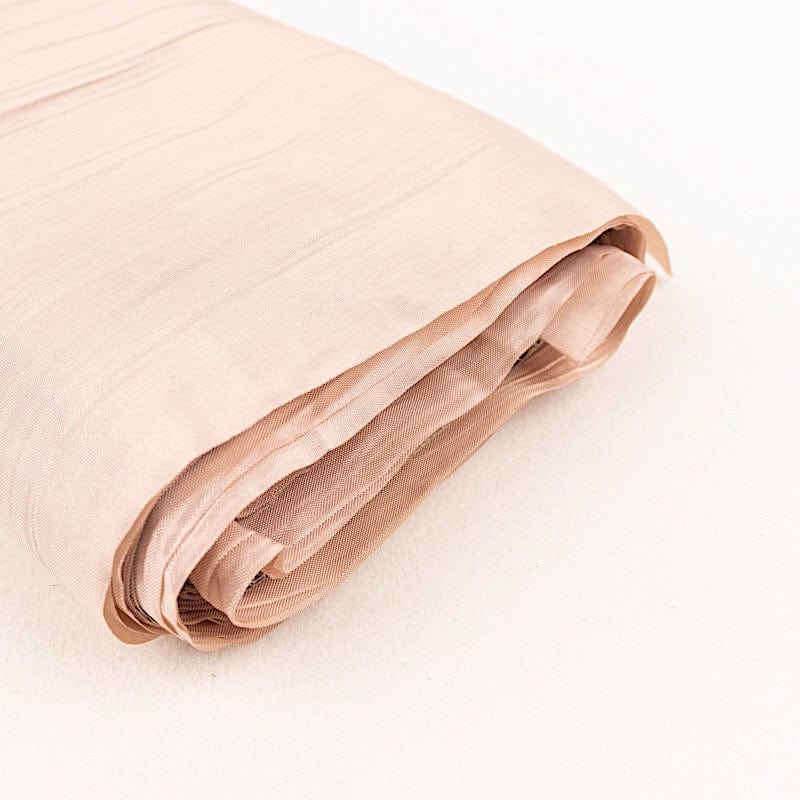 54" x 10 yards Accordion Crinkled Taffeta Fabric Bolt