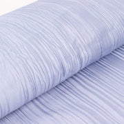 54" x 10 yards Accordion Crinkled Taffeta Fabric Bolt