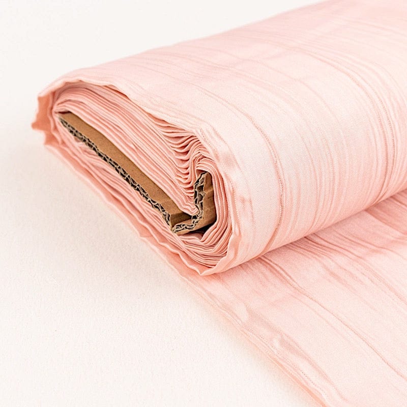 54" x 10 yards Accordion Crinkled Taffeta Fabric Bolt