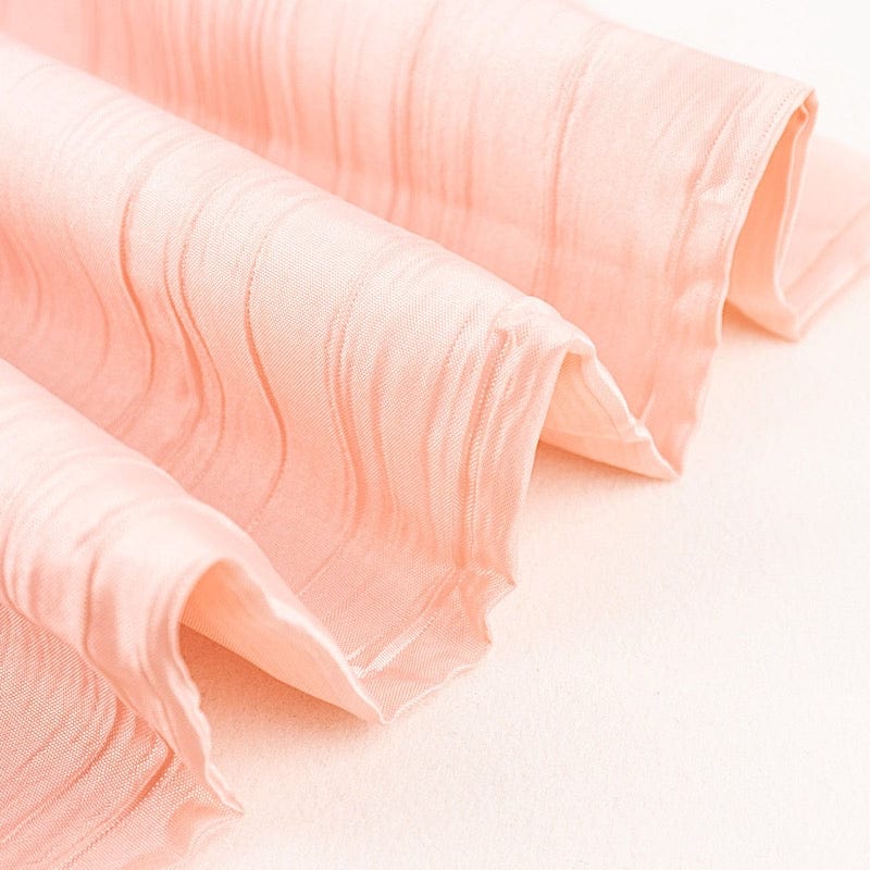 54" x 10 yards Accordion Crinkled Taffeta Fabric Bolt