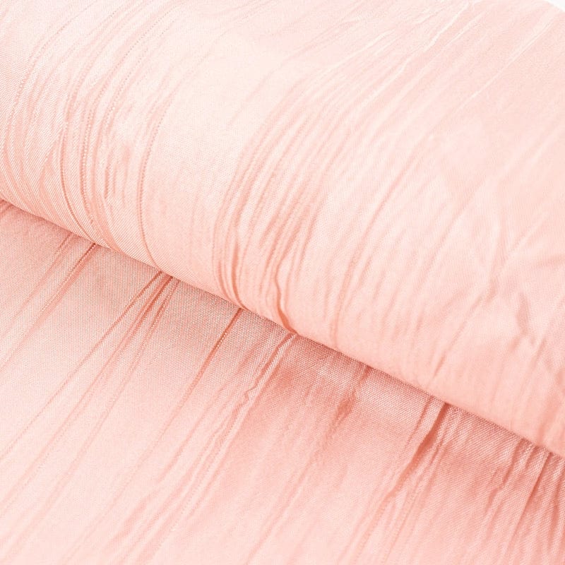 54" x 10 yards Accordion Crinkled Taffeta Fabric Bolt