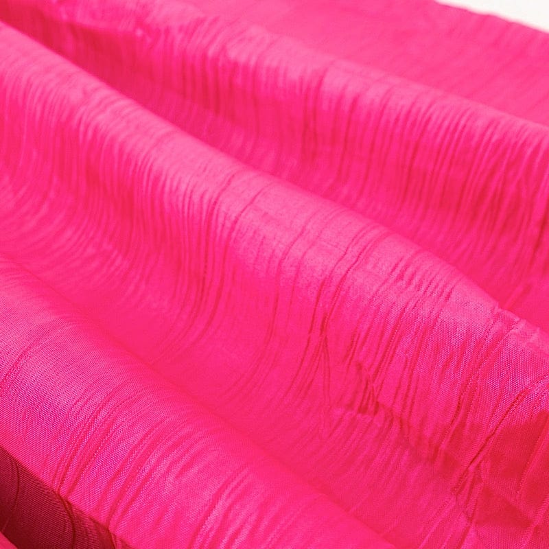 54" x 10 yards Accordion Crinkled Taffeta Fabric Bolt