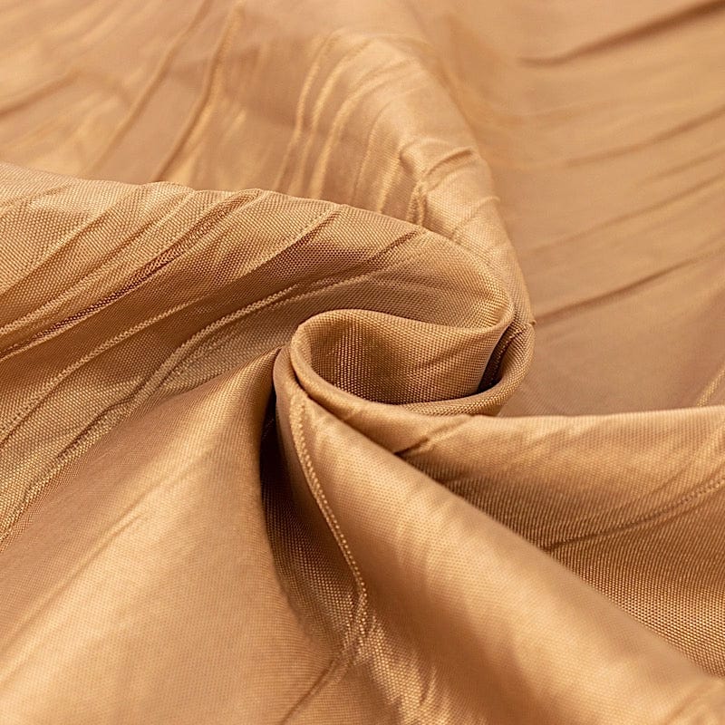 54" x 10 yards Accordion Crinkled Taffeta Fabric Bolt