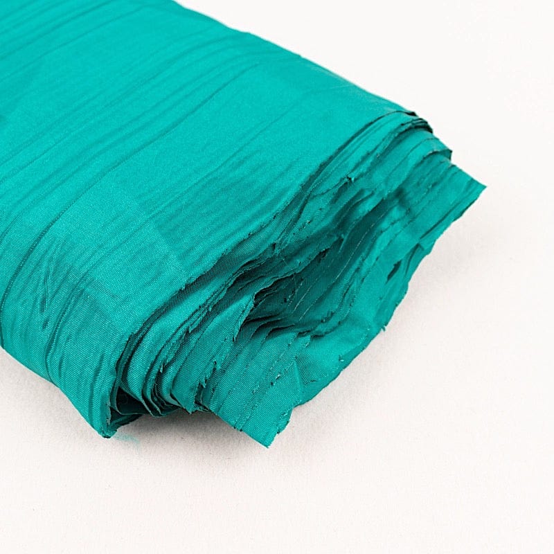 54" x 10 yards Accordion Crinkled Taffeta Fabric Bolt