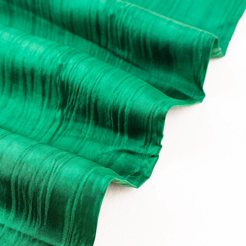 54" x 10 yards Accordion Crinkled Taffeta Fabric Bolt