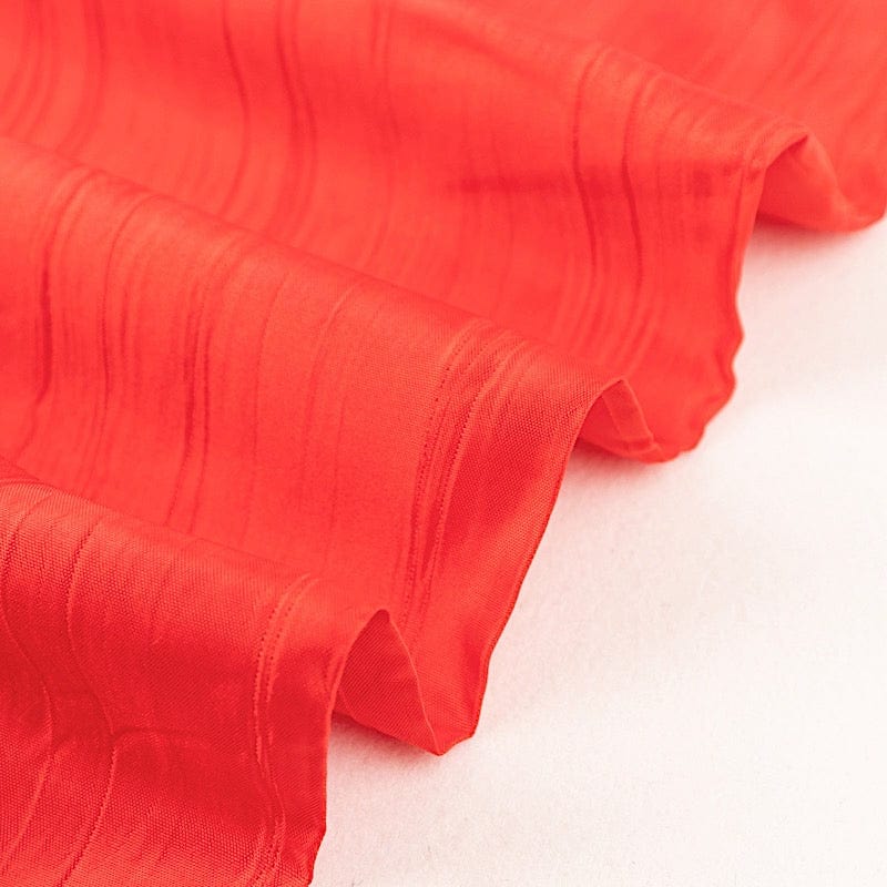 54" x 10 yards Accordion Crinkled Taffeta Fabric Bolt