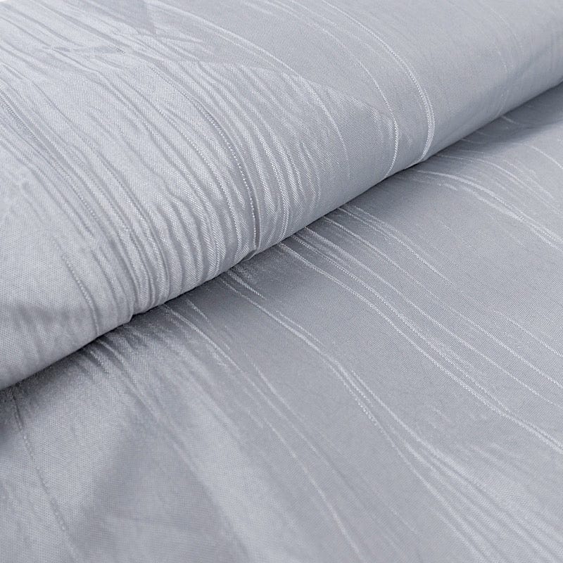 54" x 10 yards Accordion Crinkled Taffeta Fabric Bolt