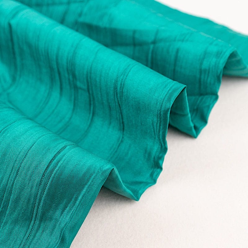54" x 10 yards Accordion Crinkled Taffeta Fabric Bolt