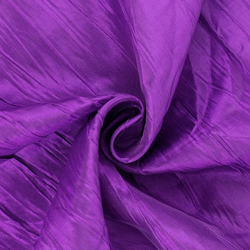 54" x 10 yards Accordion Crinkled Taffeta Fabric Bolt