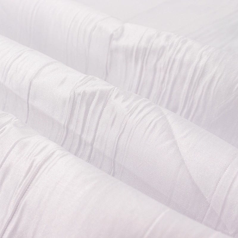 54" x 10 yards Accordion Crinkled Taffeta Fabric Bolt