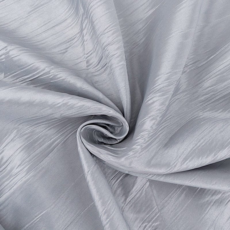 54" x 10 yards Accordion Crinkled Taffeta Fabric Bolt