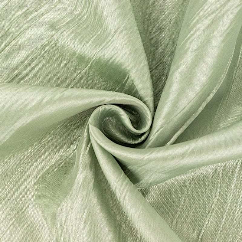 54" x 10 yards Accordion Crinkled Taffeta Fabric Bolt