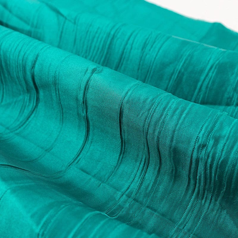 54" x 10 yards Accordion Crinkled Taffeta Fabric Bolt