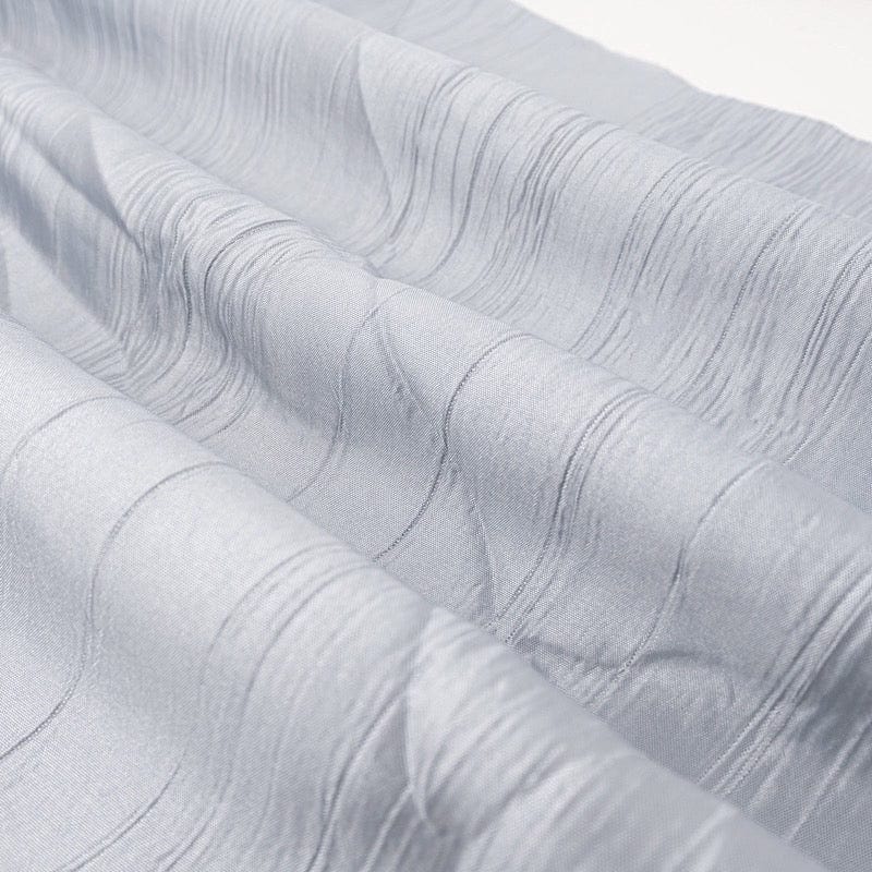 54" x 10 yards Accordion Crinkled Taffeta Fabric Bolt