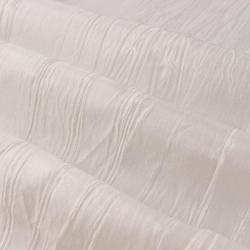 54" x 10 yards Accordion Crinkled Taffeta Fabric Bolt