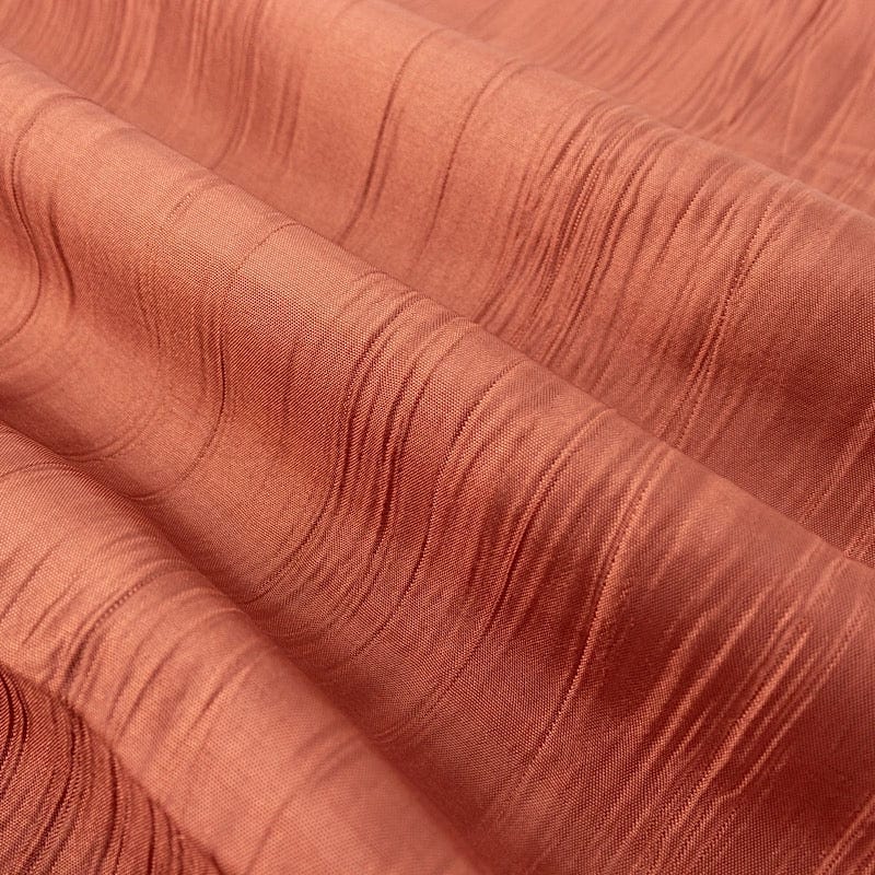 54" x 10 yards Accordion Crinkled Taffeta Fabric Bolt