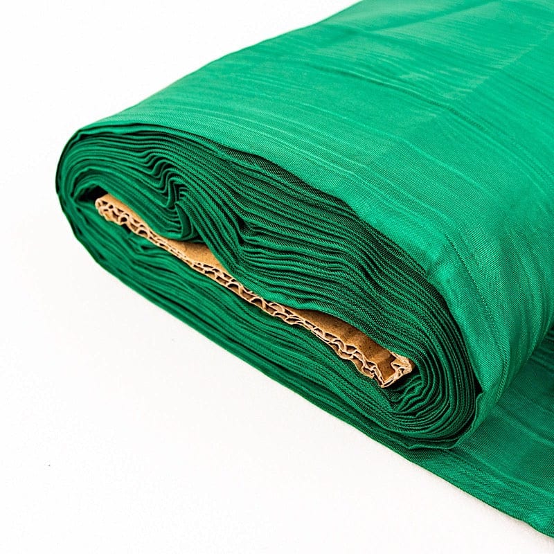 54" x 10 yards Accordion Crinkled Taffeta Fabric Bolt