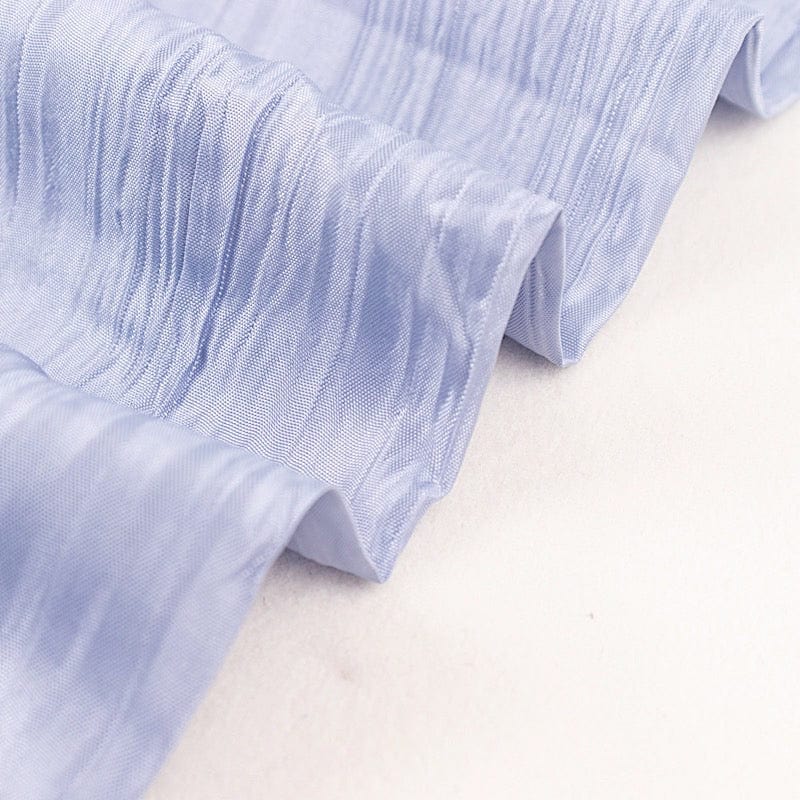 54" x 10 yards Accordion Crinkled Taffeta Fabric Bolt