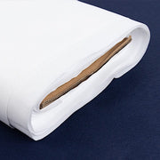 54" x 10 yards Premium Polyester White Fabric Bolt