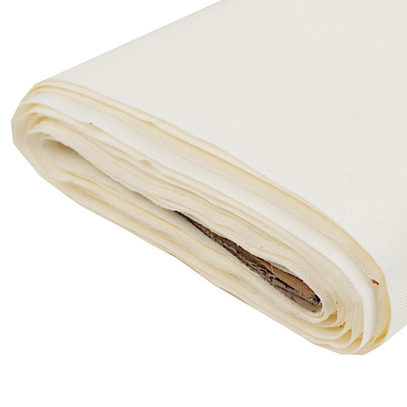 54" x 10 yards Premium Polyester White Fabric Bolt