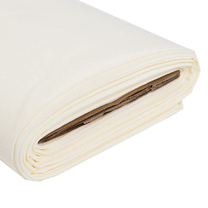 54" x 10 yards Premium Polyester White Fabric Bolt