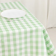 54" x 54" Checkered Gingham Polyester Tablecloth