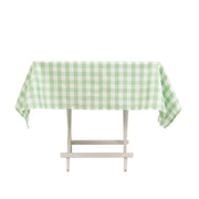 54" x 54" Checkered Gingham Polyester Tablecloth